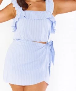 Show Me Your Mumu Rosalina Top ~ Periwinkle Tops