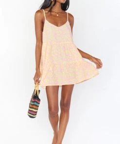 Show Me Your Mumu Caroline Mini Dress ~ Lemonade Cheetah Dresses