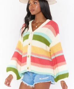 Show Me Your Mumu New Mu Good Karma Cardi ~ Sundown Ombre Knit 16 Show Me Your Mumu New Mu Good Karma Cardi ~ Sundown Ombre Knit