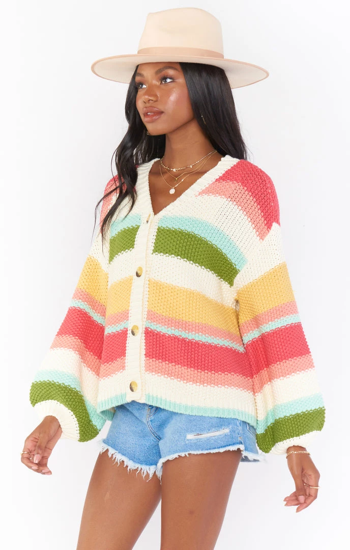 Show Me Your Mumu New Mu Good Karma Cardi ~ Sundown Ombre Knit 8 Show Me Your Mumu New Mu Good Karma Cardi ~ Sundown Ombre Knit