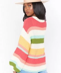 Show Me Your Mumu New Mu Good Karma Cardi ~ Sundown Ombre Knit 17 Show Me Your Mumu New Mu Good Karma Cardi ~ Sundown Ombre Knit