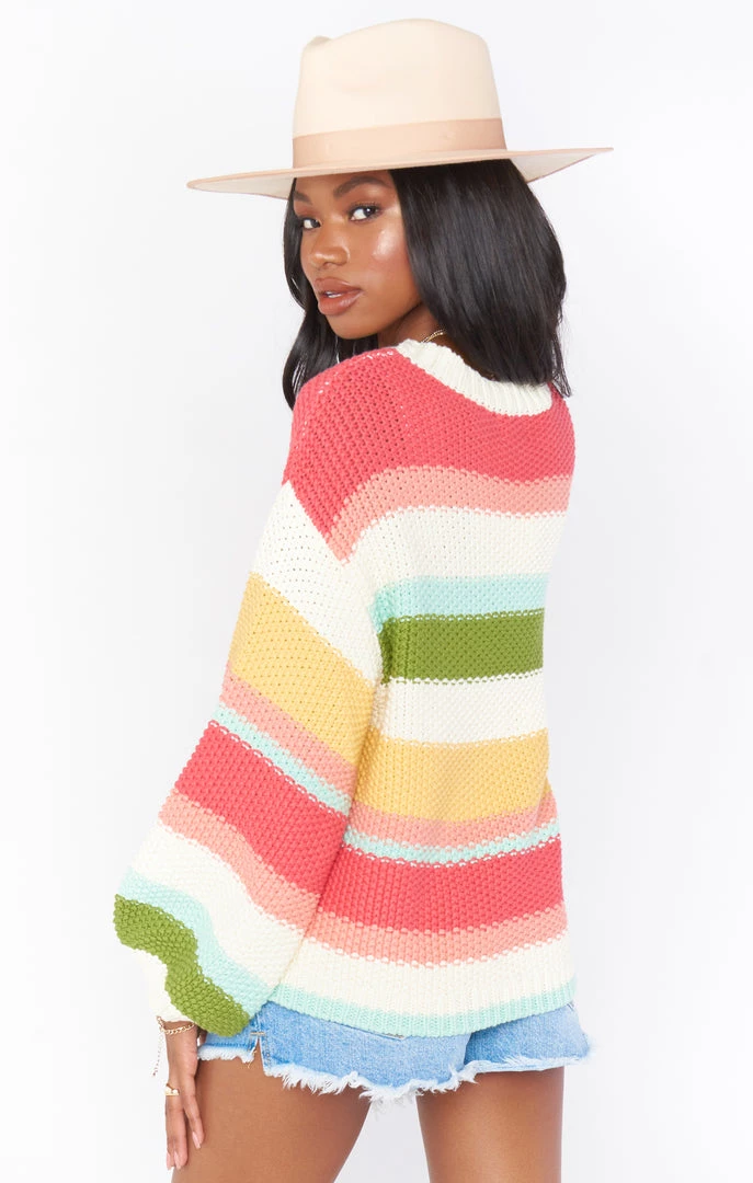 Show Me Your Mumu New Mu Good Karma Cardi ~ Sundown Ombre Knit 9 Show Me Your Mumu New Mu Good Karma Cardi ~ Sundown Ombre Knit