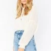 Show Me Your Mumu Tops Georgie Top ~ Ivory