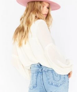 Show Me Your Mumu Tops Georgie Top ~ Ivory