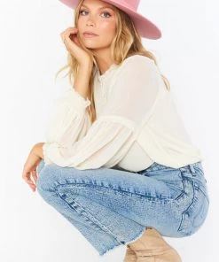 Show Me Your Mumu Tops Georgie Top ~ Ivory
