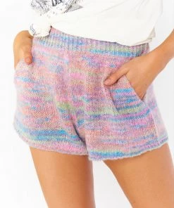 Show Me Your Mumu New Mu Huntington Shorts ~ Spacedye Knit