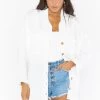 Show Me Your Mumu Johnny Tunic ~ White Linen New Mu