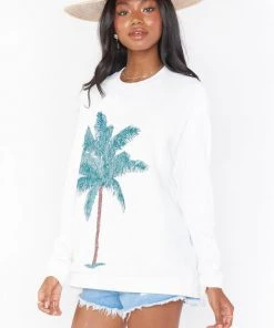 Show Me Your Mumu Simon Pullover ~ Palm Graphic