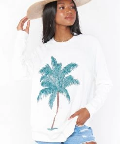 Show Me Your Mumu Simon Pullover ~ Palm Graphic
