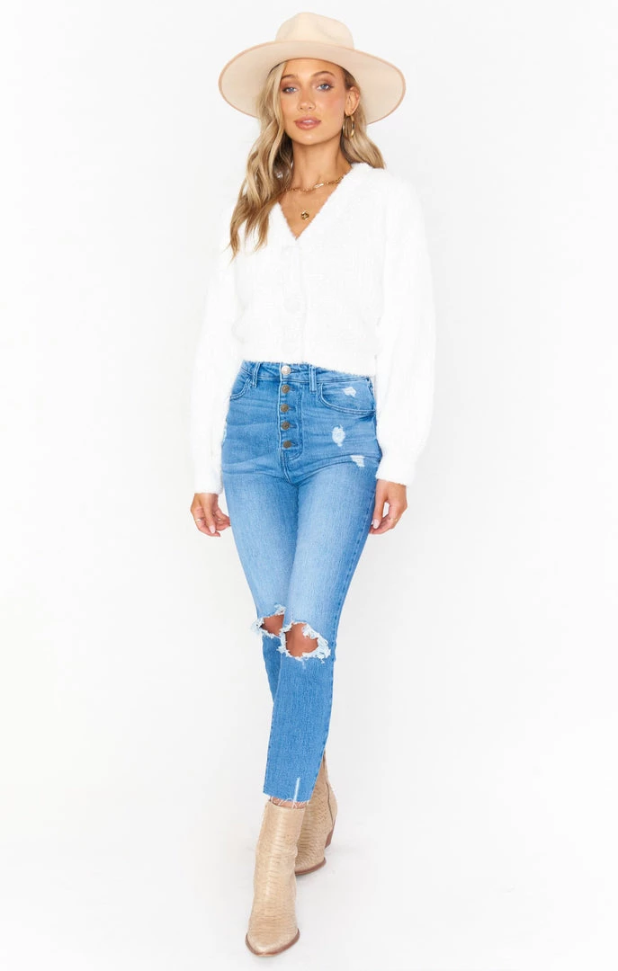 Show Me Your Mumu Clemmie Cardi ~ White Knit 6 Show Me Your Mumu Clemmie Cardi ~ White Knit