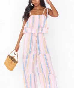 Show Me Your Mumu New Mu Serafina Pants ~ Paradise Stripe