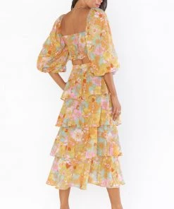 Show Me Your Mumu New Mu Full Swing Skirt - Groovy Blooms