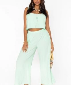 Show Me Your Mumu Tara Crop Top ~ Green Melon New Mu 16 Show Me Your Mumu Tara Crop Top ~ Green Melon New Mu