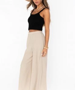 Show Me Your Mumu Kick Back Pants ~ Sand 9 Show Me Your Mumu Kick Back Pants ~ Sand