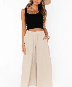 Show Me Your Mumu Kick Back Pants ~ Sand