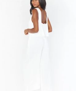 Show Me Your Mumu Tara Crop Top ~ White Linen 17 Show Me Your Mumu Tara Crop Top ~ White Linen
