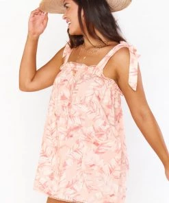 Show Me Your Mumu Dresses Sunshine Dress ~ Pink Majestic Palm