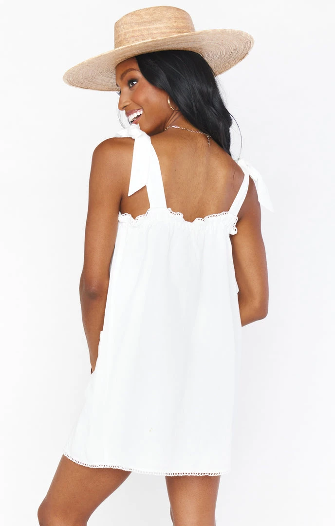 Show Me Your Mumu Sunshine Dress ~ White Linen 9 Show Me Your Mumu Sunshine Dress ~ White Linen