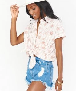 Show Me Your Mumu New Mu Nora PJ Set ~ Pinck Blossom