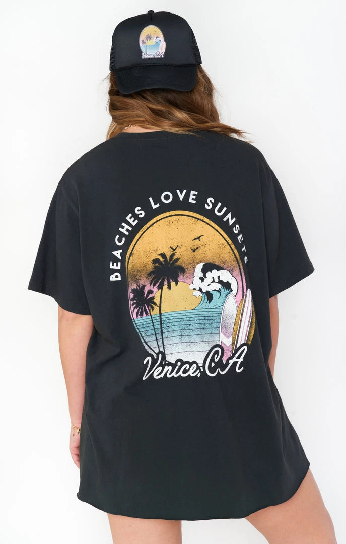 Show Me Your Mumu Venice Graphic Trucker Hat ~ Black New Mu 6 Show Me Your Mumu Venice Graphic Trucker Hat ~ Black New Mu