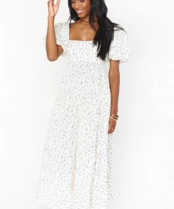 Show Me Your Mumu Linds Midi Dress ~ Cornflower Blues New Mu