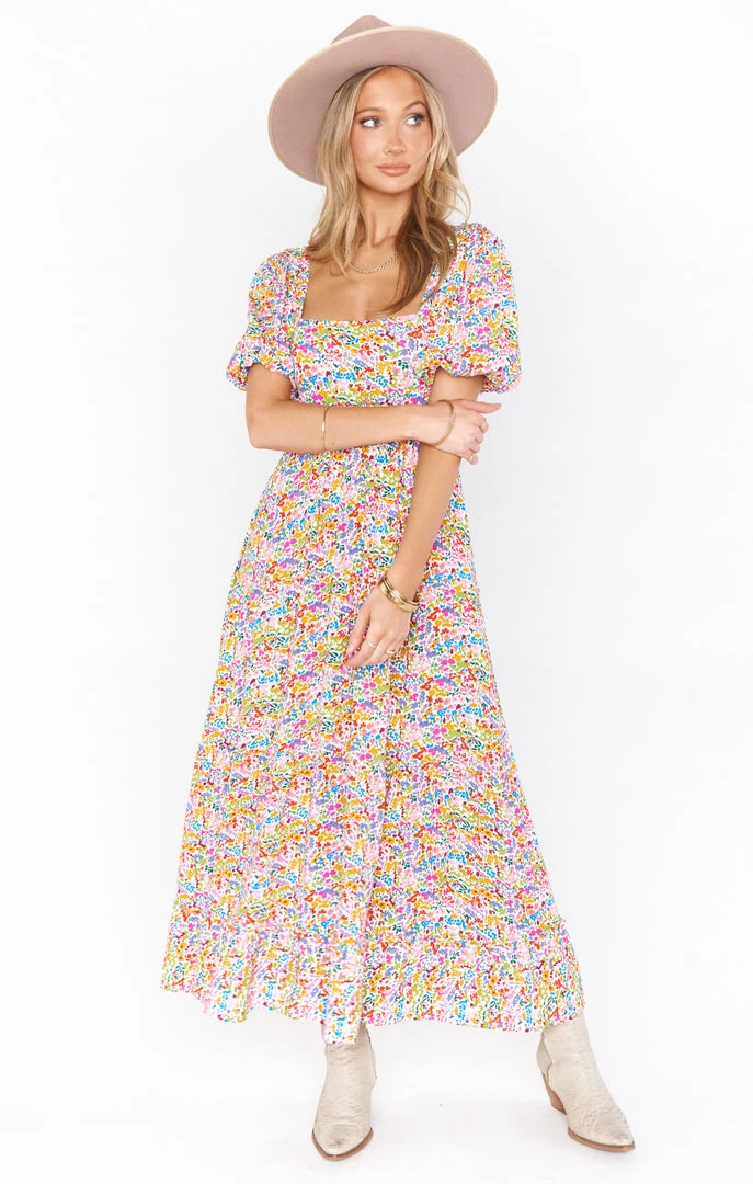 Show Me Your Mumu Linds Midi Dress ~ Rainbow Fields New Mu 3 Show Me Your Mumu Linds Midi Dress ~ Rainbow Fields New Mu