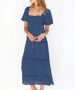 Show Me Your Mumu New Mu Linds Midi Dress ~ Red White And Mu