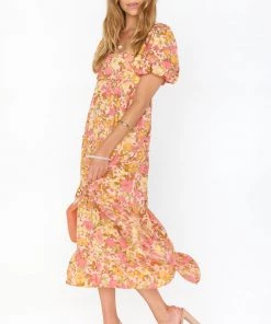Show Me Your Mumu Linds Midi Dress ~ Pretty Poppy New Mu