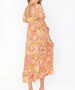Show Me Your Mumu Linds Midi Dress ~ Pretty Poppy New Mu