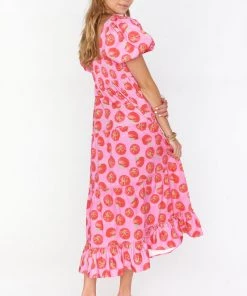 Show Me Your Mumu Linds Midi Dress ~ Spicy Tomato