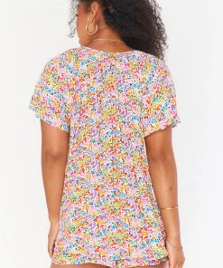 Show Me Your Mumu Avalon And Cabana Set ~ Rainbow Fields Tops