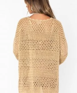 Show Me Your Mumu New Mu Paula Pullover ~ Latte Crochet