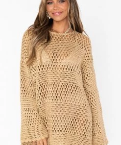 Show Me Your Mumu New Mu Paula Pullover ~ Latte Crochet