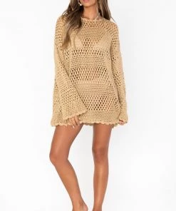 Show Me Your Mumu New Mu Paula Pullover ~ Latte Crochet