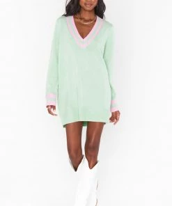 Show Me Your Mumu New Mu Hartford Sweater Dress ~ Mint Courtside Knit 14 Show Me Your Mumu New Mu Hartford Sweater Dress ~ Mint Courtside Knit