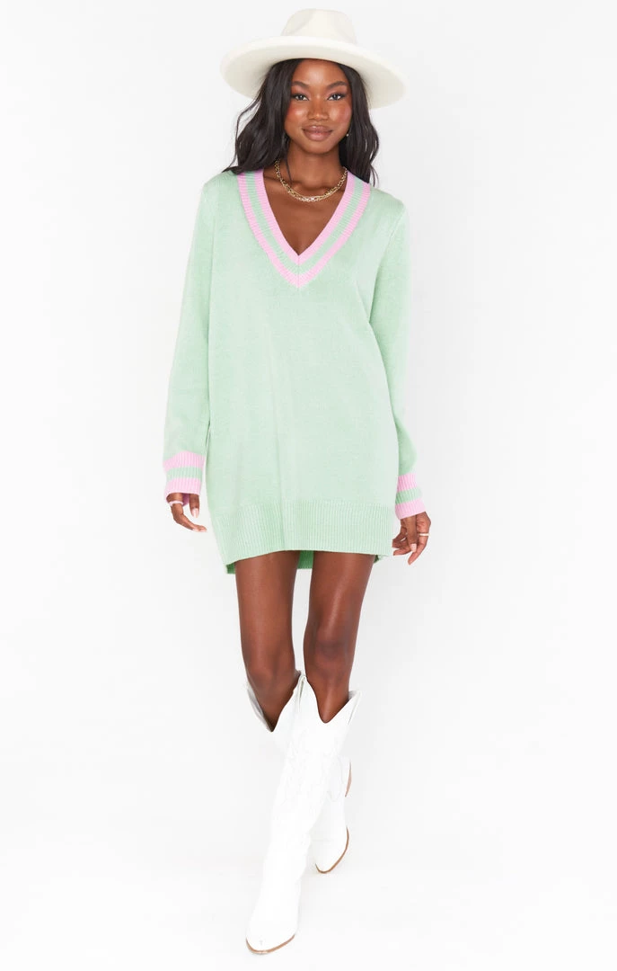 Show Me Your Mumu New Mu Hartford Sweater Dress ~ Mint Courtside Knit 8 Show Me Your Mumu New Mu Hartford Sweater Dress ~ Mint Courtside Knit