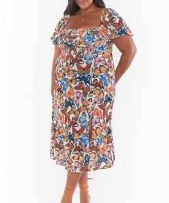 Show Me Your Mumu Brenda Midi Dress ~ Baileys Butterflies
