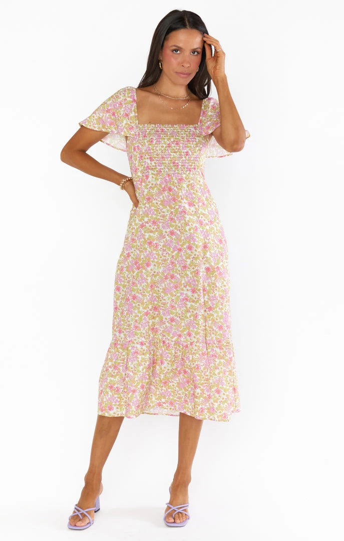 Show Me Your Mumu Brenda Midi Dress ~ Lovely Flowers New Mu 6 Show Me Your Mumu Brenda Midi Dress ~ Lovely Flowers New Mu