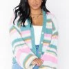Show Me Your Mumu Good Karma Cardi ~ Sherbert Stripe Knit New Mu 2 Show Me Your Mumu Good Karma Cardi ~ Sherbert Stripe Knit New Mu
