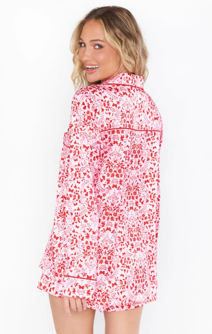 Show Me Your Mumu Favorite PJ Set ~ Lovey Dovey Satin 5 Show Me Your Mumu Favorite PJ Set ~ Lovey Dovey Satin