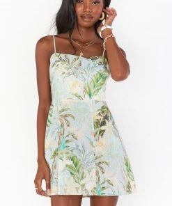 Show Me Your Mumu New Mu Lauren Tie Mini Dress ~ Island Floral 12 Show Me Your Mumu New Mu Lauren Tie Mini Dress ~ Island Floral