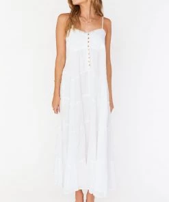 Show Me Your Mumu Gracie Midi Dress ~ White Voile 11 Show Me Your Mumu Gracie Midi Dress ~ White Voile