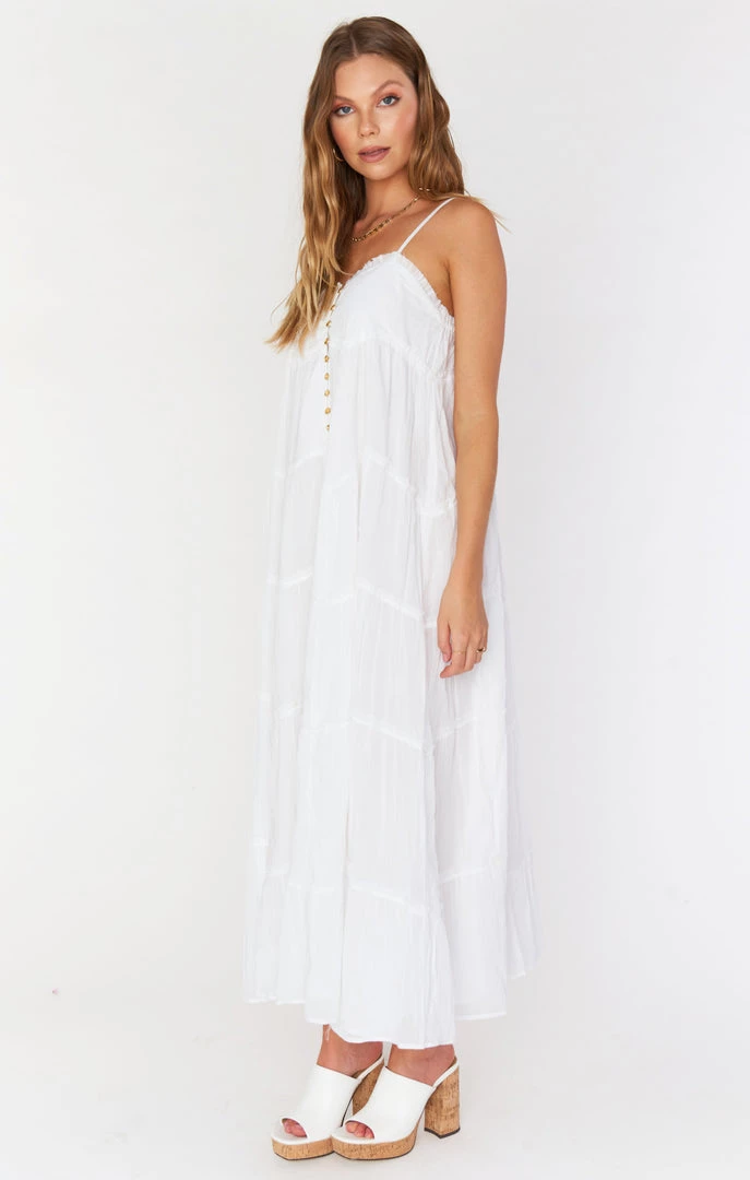 Show Me Your Mumu Gracie Midi Dress ~ White Voile 5 Show Me Your Mumu Gracie Midi Dress ~ White Voile