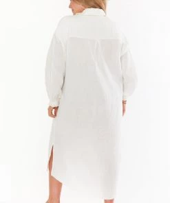 Show Me Your Mumu Captain Button Down Dress ~ Cream New Mu