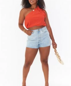 Show Me Your Mumu Heyday One Shoulder Top ~ Bellini New Mu