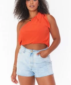 Show Me Your Mumu Heyday One Shoulder Top ~ Bellini New Mu