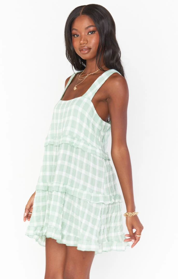 Show Me Your Mumu Napa Mini Dress ~ Green Plaid 5 Show Me Your Mumu Napa Mini Dress ~ Green Plaid