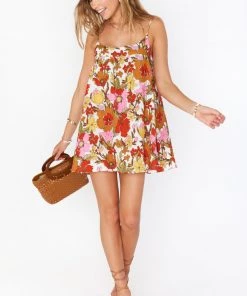 Show Me Your Mumu New Mu Oasis Mini Dress ~ Far Out Floral