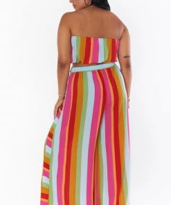 Show Me Your Mumu Journey Pants ~ Getaway Stripe New Mu