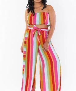 Show Me Your Mumu Journey Pants ~ Getaway Stripe New Mu